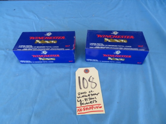 Winchester Large Pistol Primers - NO SHIPPING
