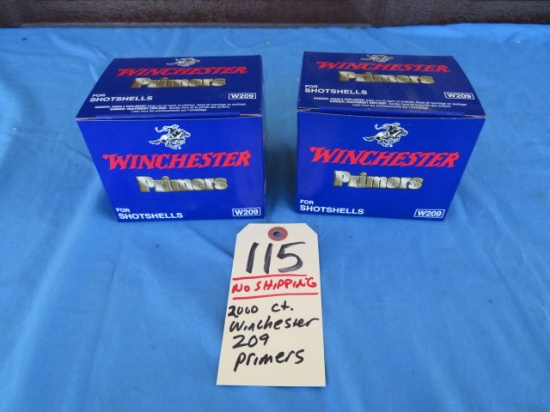 Winchester 209 Primers - NO SHIPPING