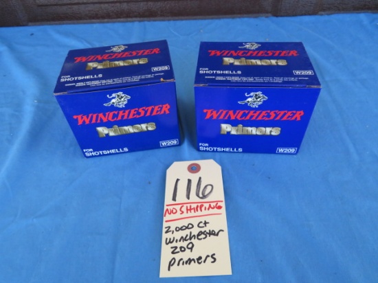Winchester 209 Primers - NO SHIPPING