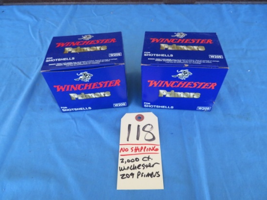 Winchester 209 Primers - NO SHIPPING