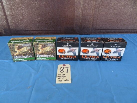 12 ga. Ammo - 125 rnds.