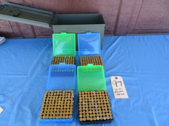 .38 Spl. RELOADS - 400 rnds.