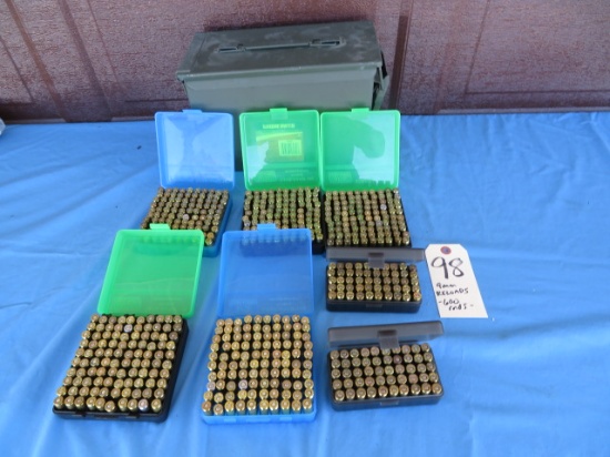 9mm RELOADS - 600 rnds.