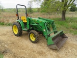 John Deere 4300 HST MFWD Compact Utility Loader Tractor