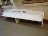 Lifeguard bench (Silver Creek Location)