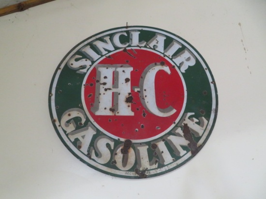 Sinclair Gasoline Porcelain Sign