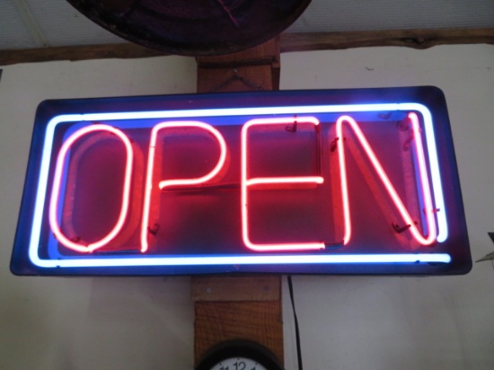 OPEN sign