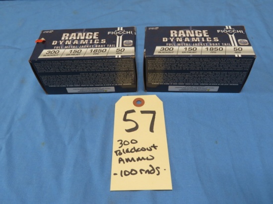 .300 Blackout Ammo - 100 rnds.