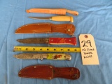 (3) Fixed blade knives