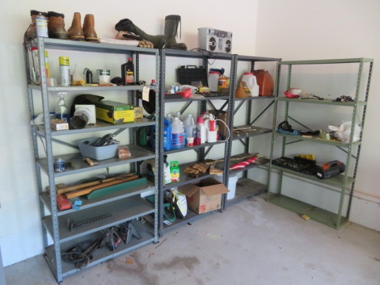 Shelves and contents