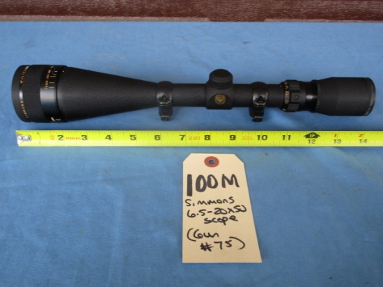 Simmons 6.5-20x50 scope