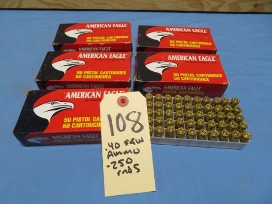 .40 S&W Ammo - 250 rnds