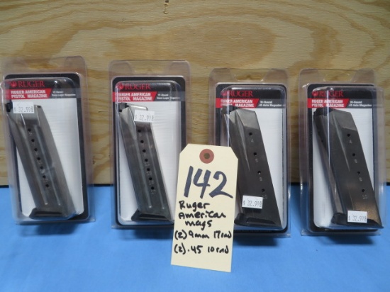 (4) Ruger American mags