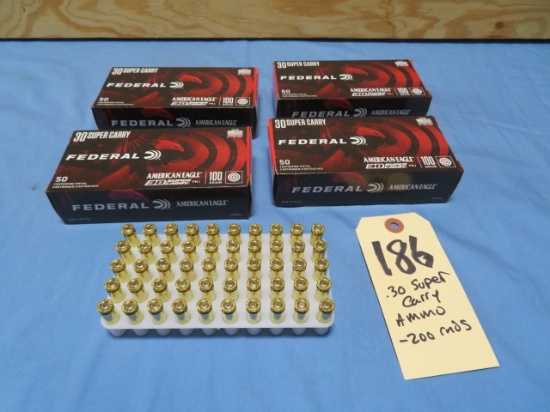.30 Super Carry Ammo - 200 rnds