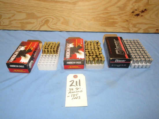 .38 Special Ammo - 125 rnds