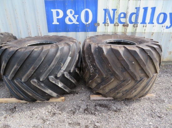 (2) Michelin 1000/50 R25 Tires