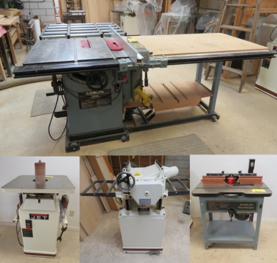 Sechler Auction - Woodworking Shop Tools