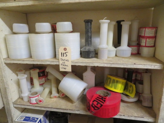 Shelf of Plastic Wrap
