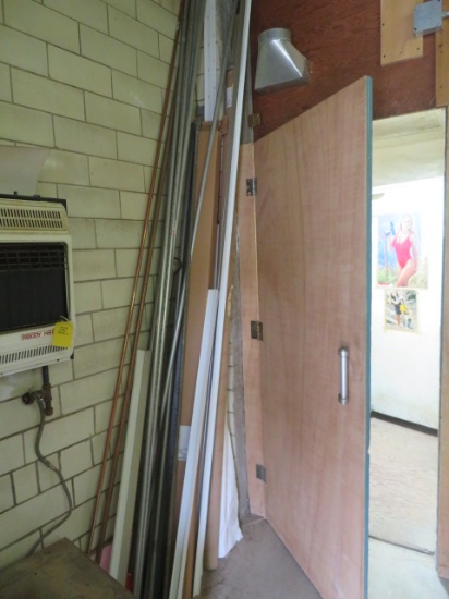 Conduit, Copper Pipe & Filing Cabinet