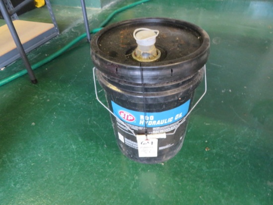 Hydraulic Oil bucket (approx. half full)