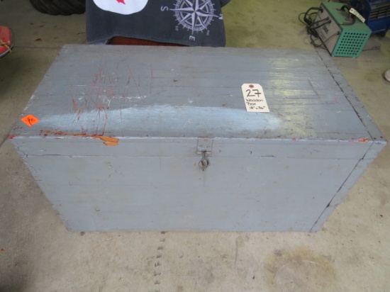 18" x36" Wooden Tool Box
