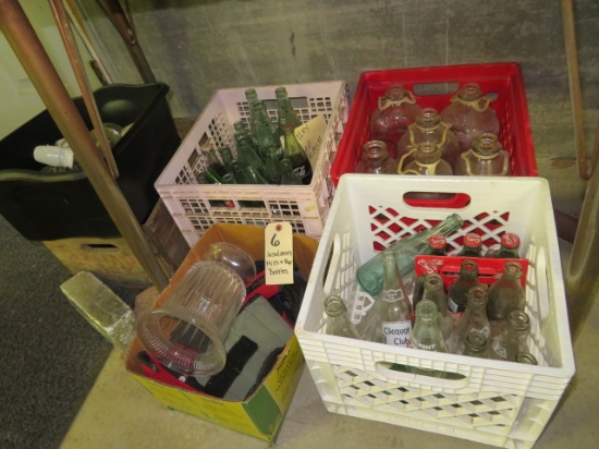 Milk Bottles, Pop Bottles, Glass Insulators