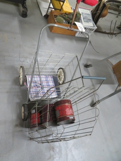 (2) Wire rolling carts