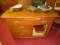 Oak Washstand (broken door), Silverplate