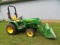 John Deere 3038E Diesel 4WD Loader Tractor