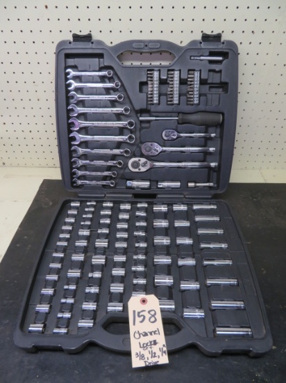 Channel Lock Socket Set - 1/4", 3/8", & 1/2" Drive