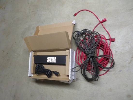 (3) Power Strips, Extension cords