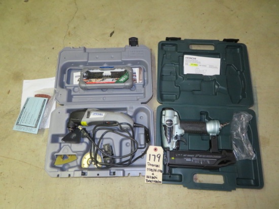 Dremel Multi Tool, Hitachi Brad Nailer