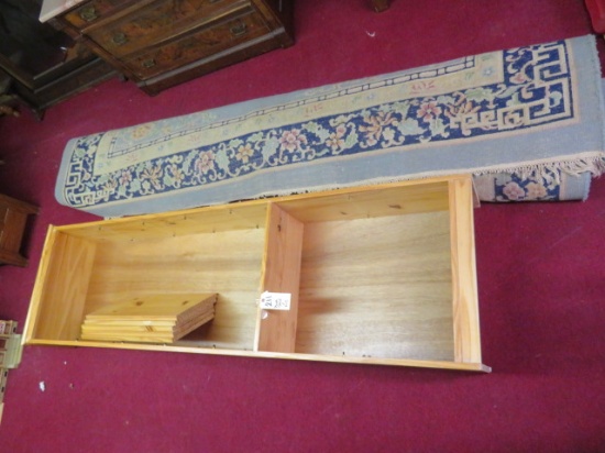 Bookshelf & Area Rug