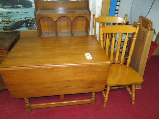 Maple Drop-Leaf Table & Chairs