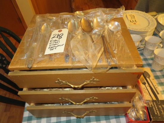 Eldan Nickel Silver flatware set