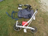 Earth Way seeder, backpack, tow mirrors