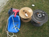 Coaxial cable, booster seat & swing