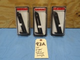 (3) Ruger 22/45 MKII .22 LR magazines
