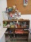 Contents of shelf and pegboard - hardware & fasteners
