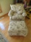 Clayton Marcus chair & ottoman