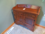 Pine modern washstand and mirror