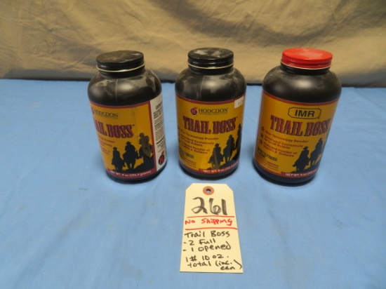 NO SHIPPING - Trail Boss Reloading Powder | Guns & Military Artifacts ...