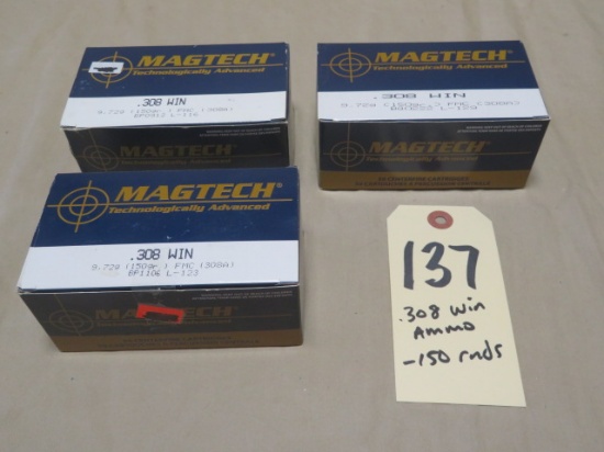 .308 Winchester Ammo - 150 rounds