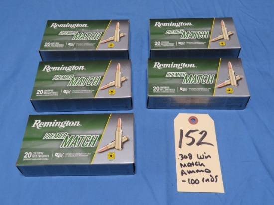 .308 Win. Match Ammo - 100 rounds