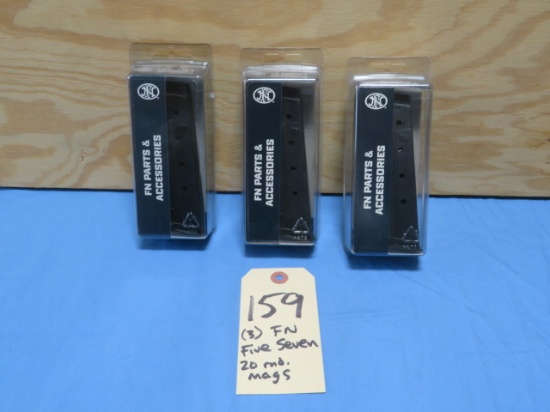 (3) FN Five Seven Pistol Magazines
