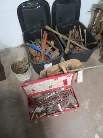 Pipe threader, misc. tools