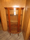 Curved Front curio cabinet