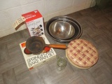 Bakeware, mixing bowls, spice set