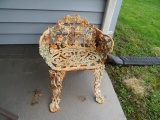 cast iron garden seat