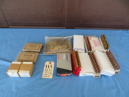 .308 & 7.62X51 Ammo - 280 rounds MIXED